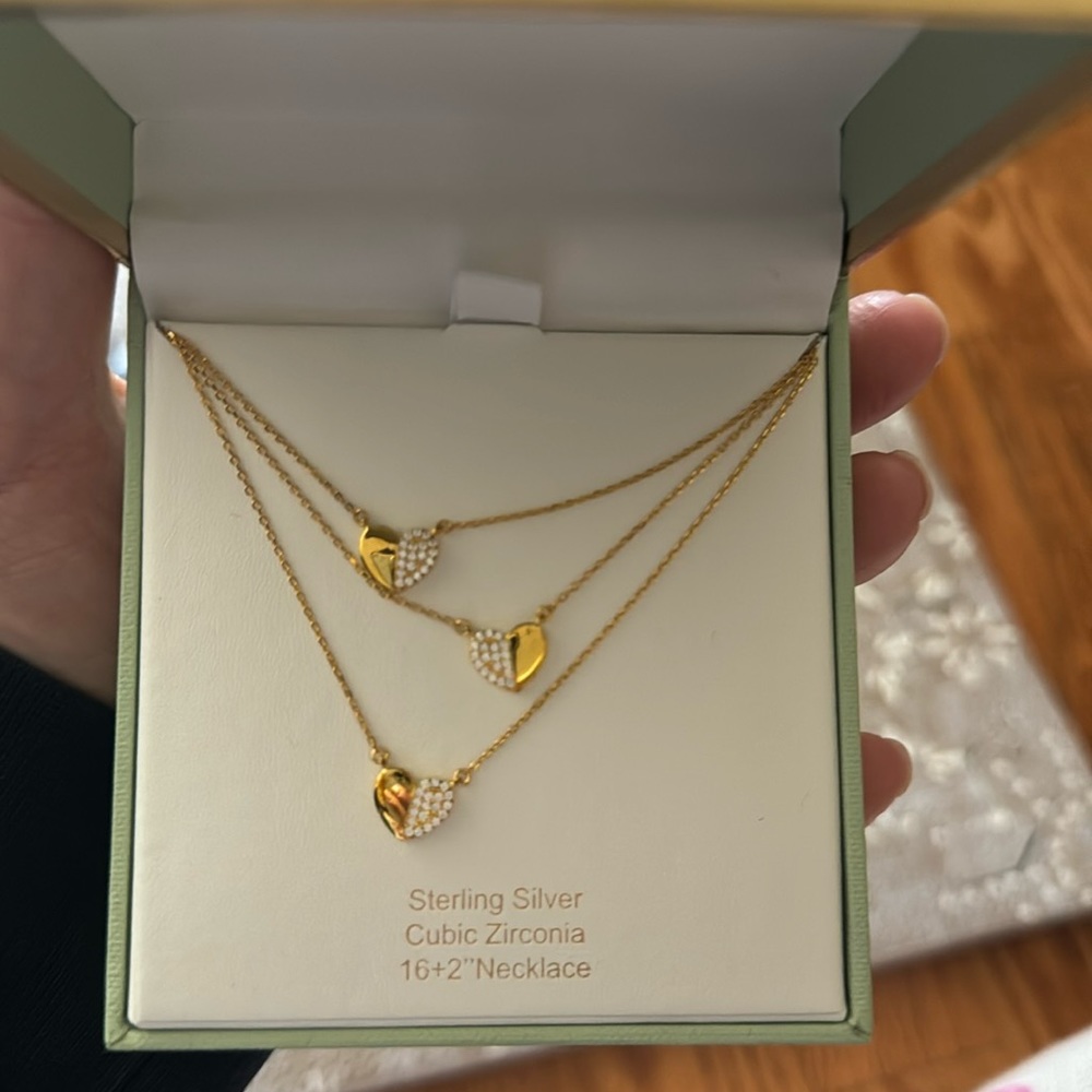 Never worn Tabitha Wedd heart necklace